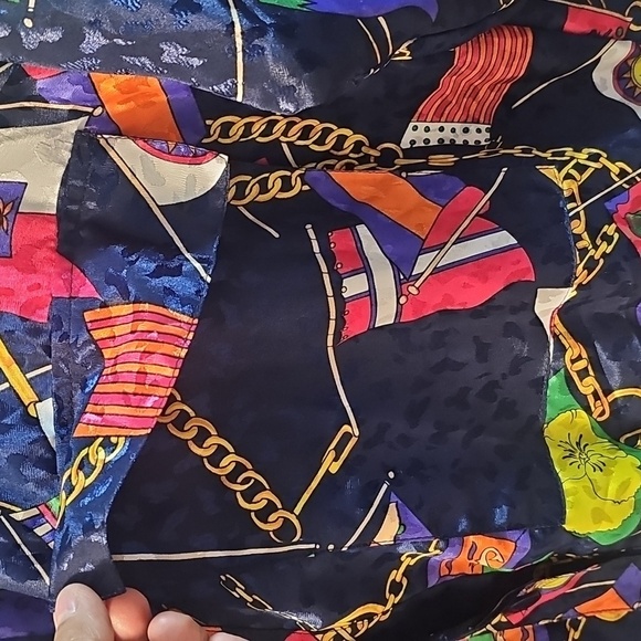 Vintage G. Oberti Silky Bomber Jacket, Size XL - Picture 3 of 11